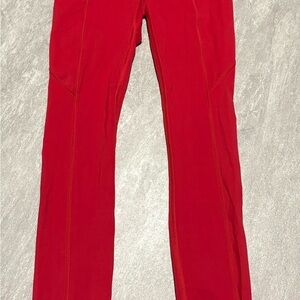 Lululemon Athletica Red Leggings